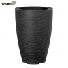 Chậu composite Patea (smoke black)
