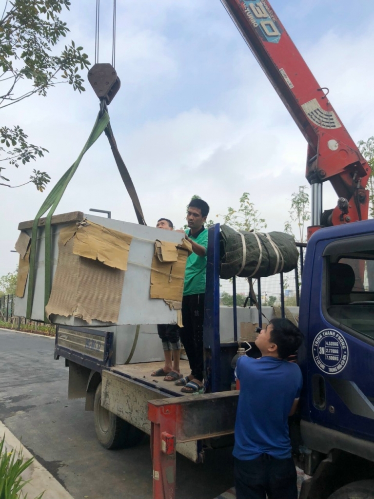 Giai đoạn vận chuyển chậu