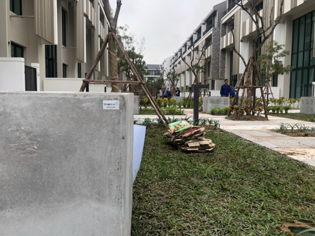 Giai đoạn trang trí sân vườn