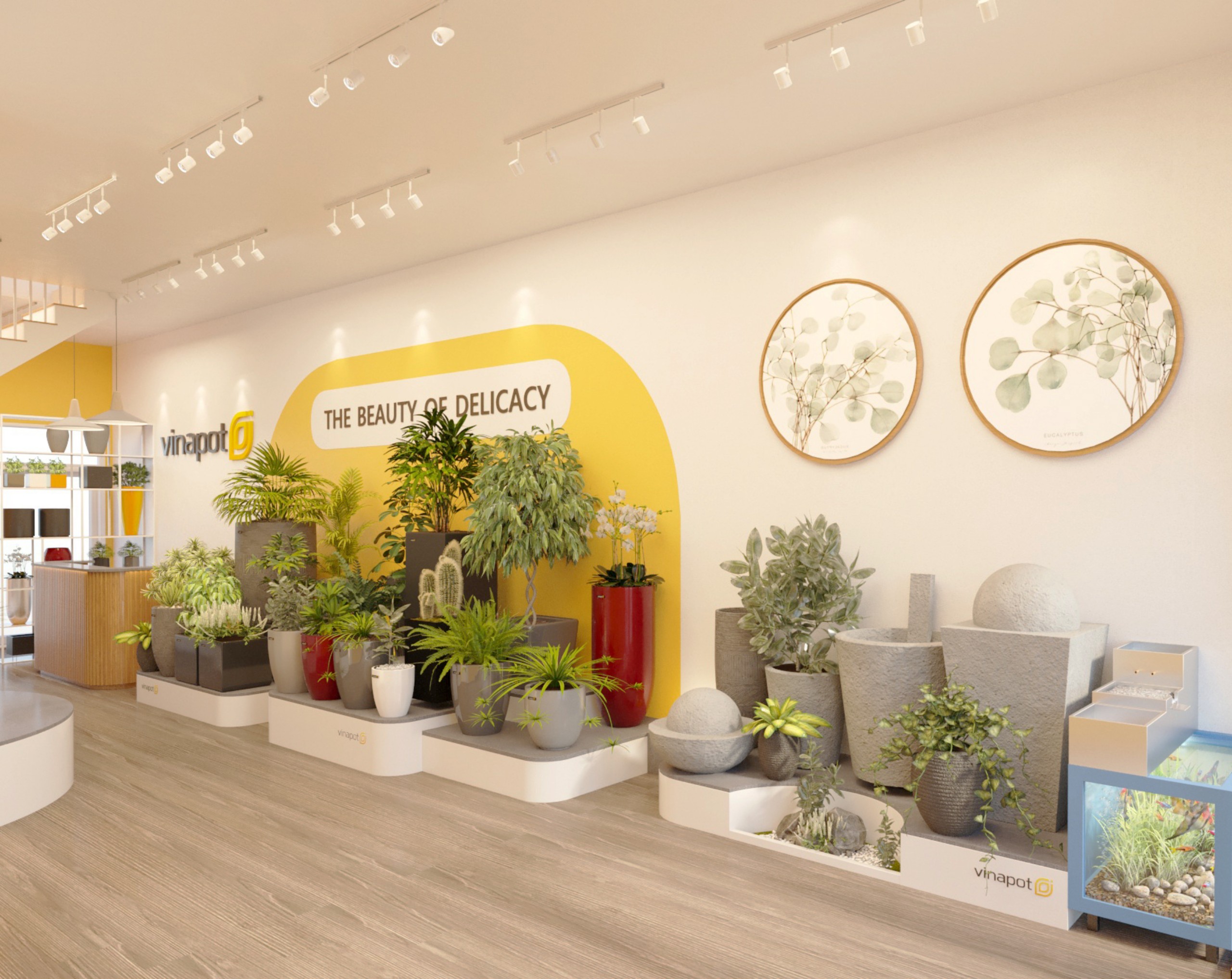 Thiết kế không gian tầng 1