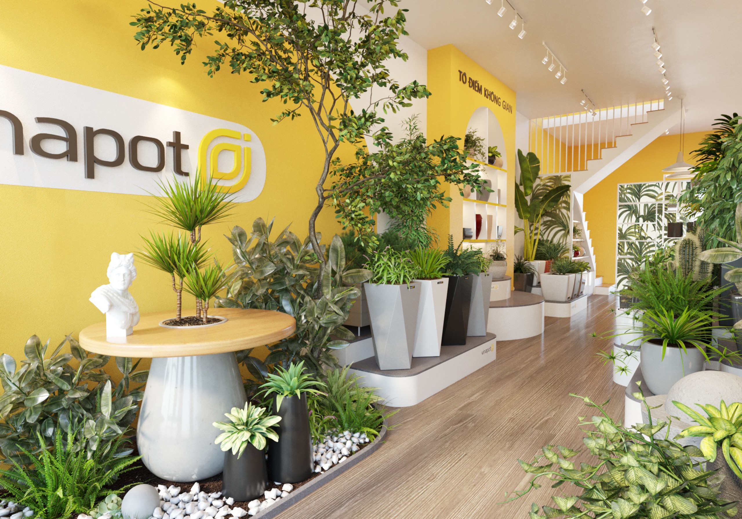 Thiết kế không gian tầng 1