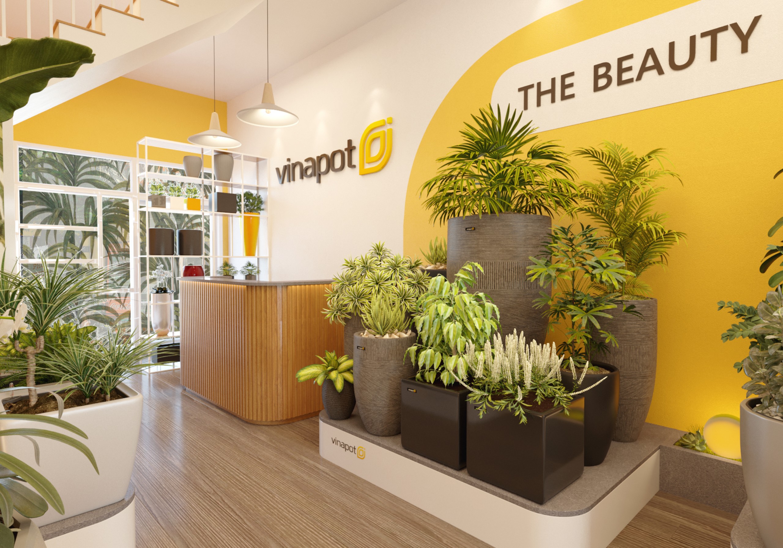 Thiết kế không gian tầng 1