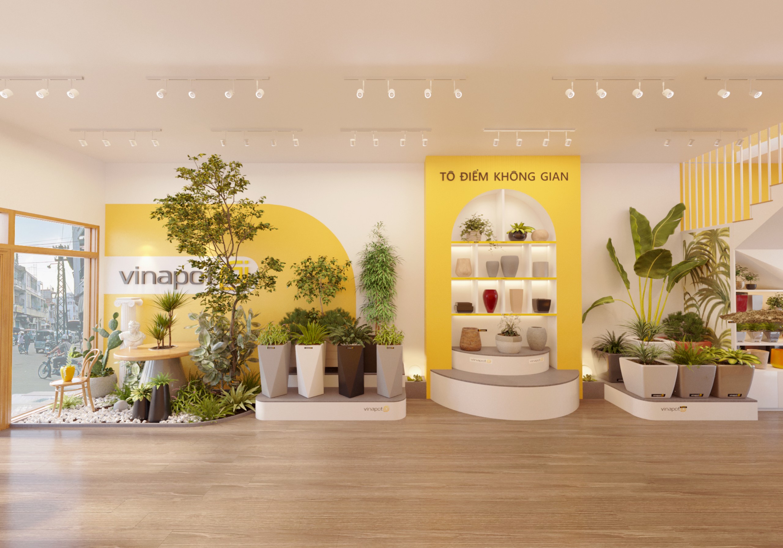 Thiết kế không gian tầng 1